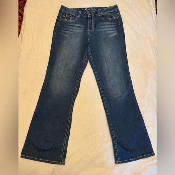 Royal Premium Blue Jeans - Size: 14 - Picture 2 of 8